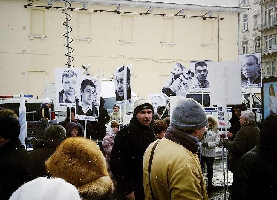 Участники марша «За права москвичей», Москва, 2 марта 2013. Автор фото: Анна Юхтина