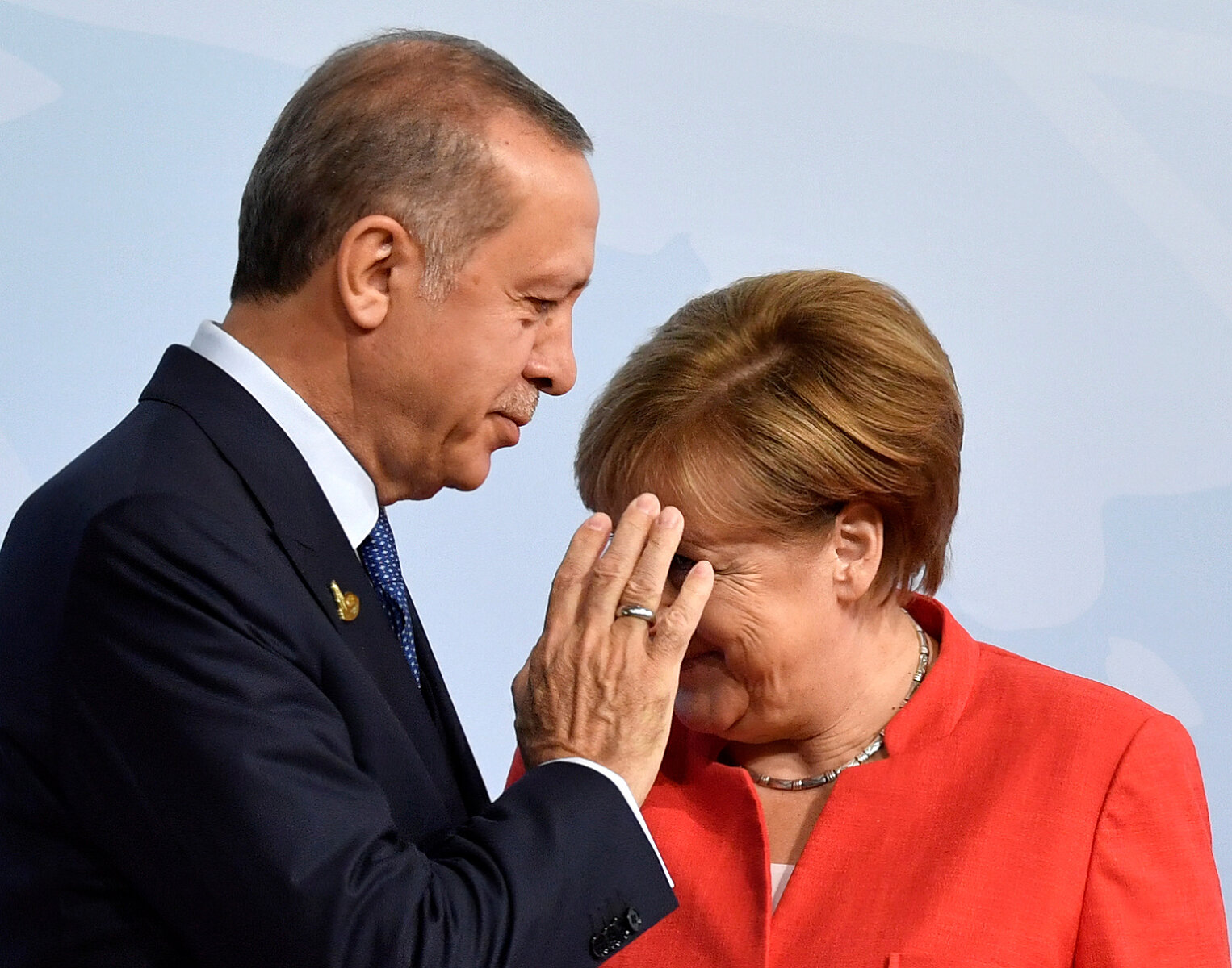 <p>Меркель и премьер-министр Турции Реджеп Тайип Эрдоган</p>