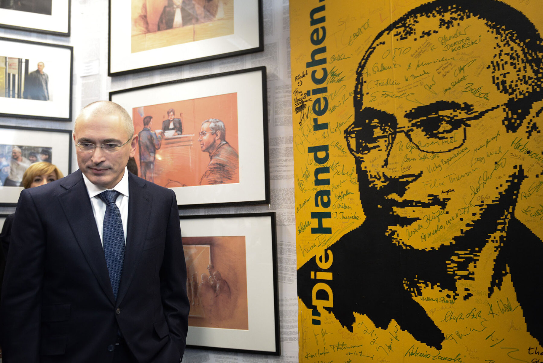 <p>Первая пресс-конференция Михаила Ходорковского после освобождения. Берлин, 2013 год</p>