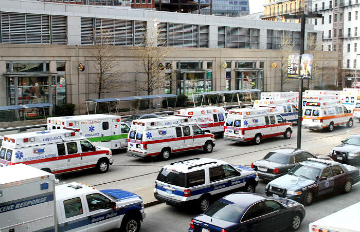 Последствия взрывов в Бостоне. Источник фото: РИА Новости/Филипп Кравцов