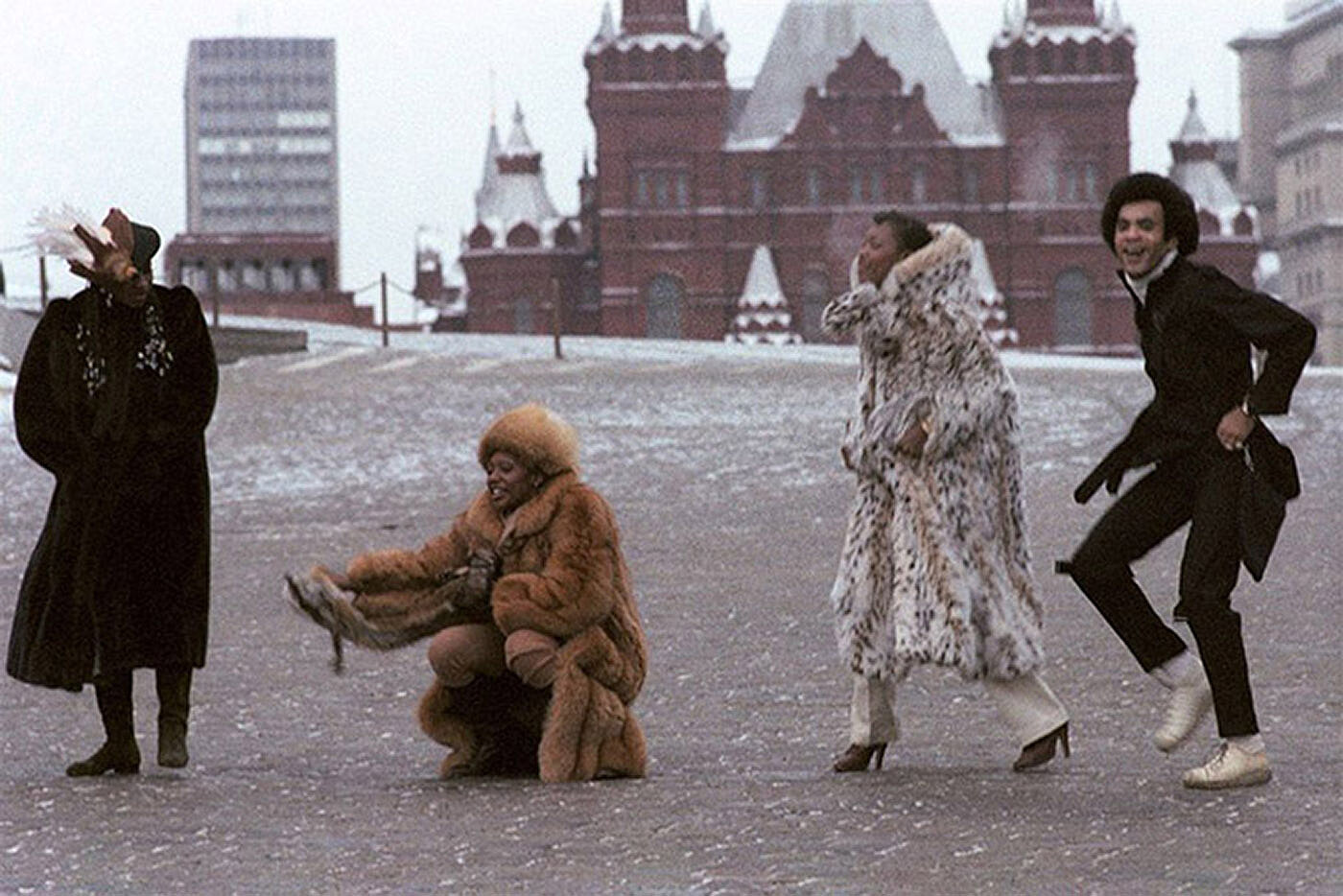 <p>Группа&nbsp;Boney M. на Красной площади, 1978</p>