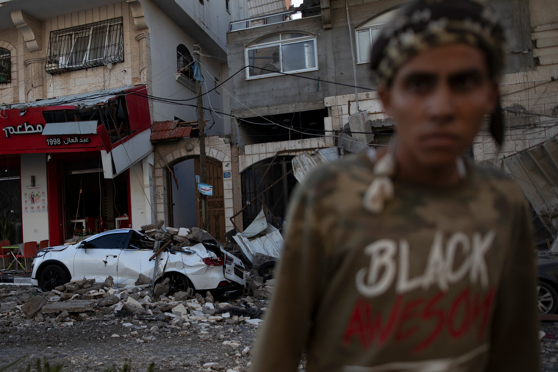 <p>Разрушенные здания в секторе Газа</p>