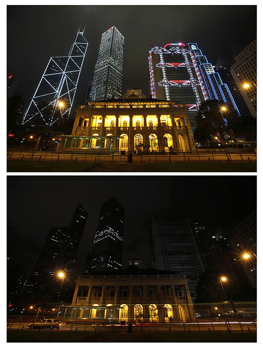 Акция «Час Земли», Гонконг, 23 марта 2013. Источник: AP Photo/Kin Cheung