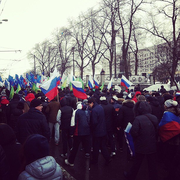Марш «В защиту детей», Москва, 2 марта 2013. Источник фото: www.twitter.com / @Kirillbor
