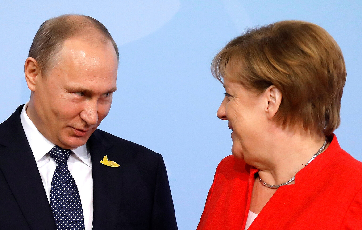 <p>Путин и Меркель</p>