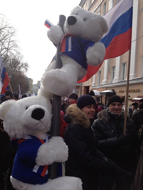 На марше «В защиту детей», Москва, 2 марта 2013. Источник фото: www.twitter.com / @Agaev_Bekhan