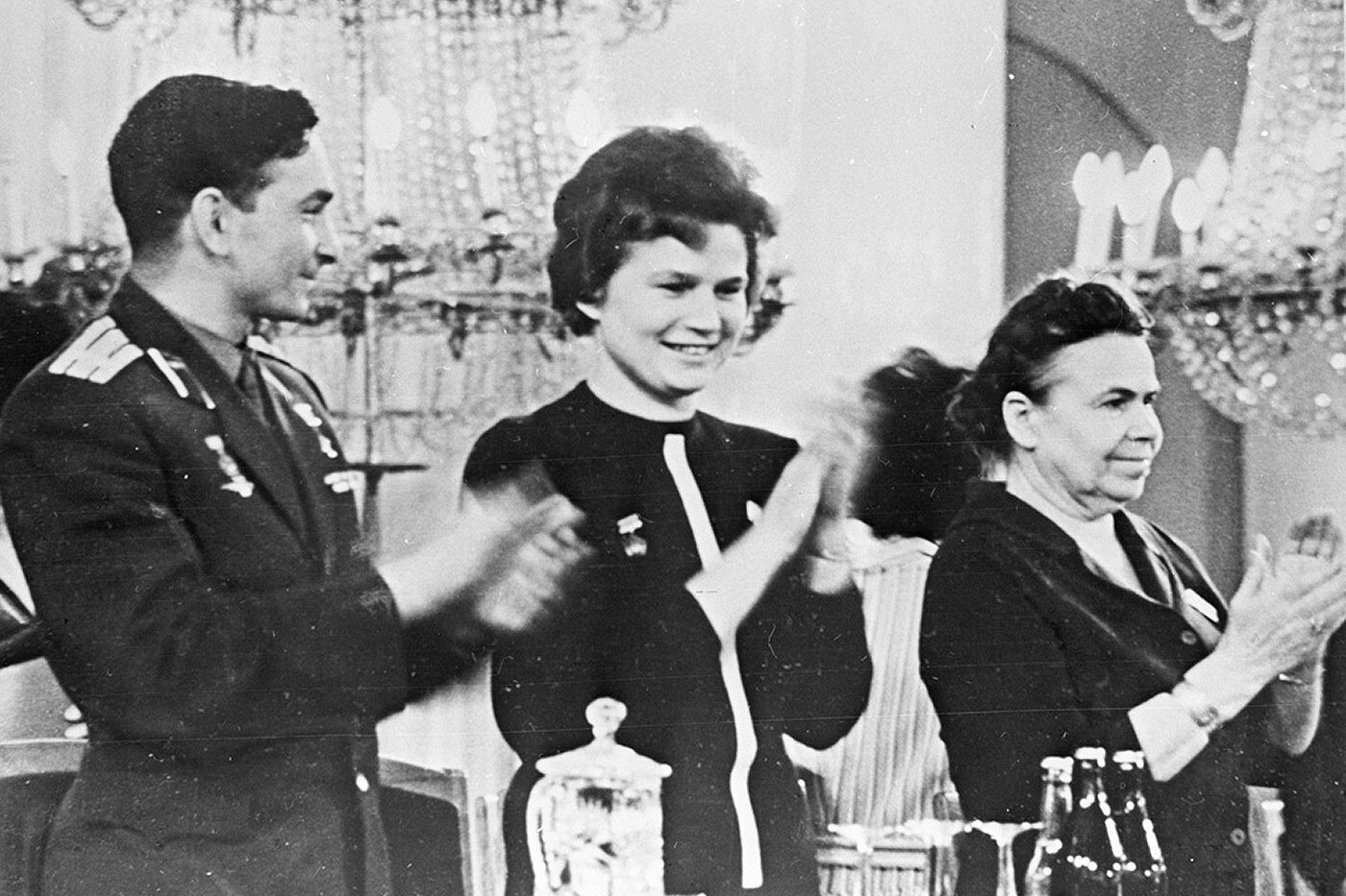 <p>Герой Советского Союза Валентина Терешкова на Международном Женском Конгрессе в Москве, 1963</p>