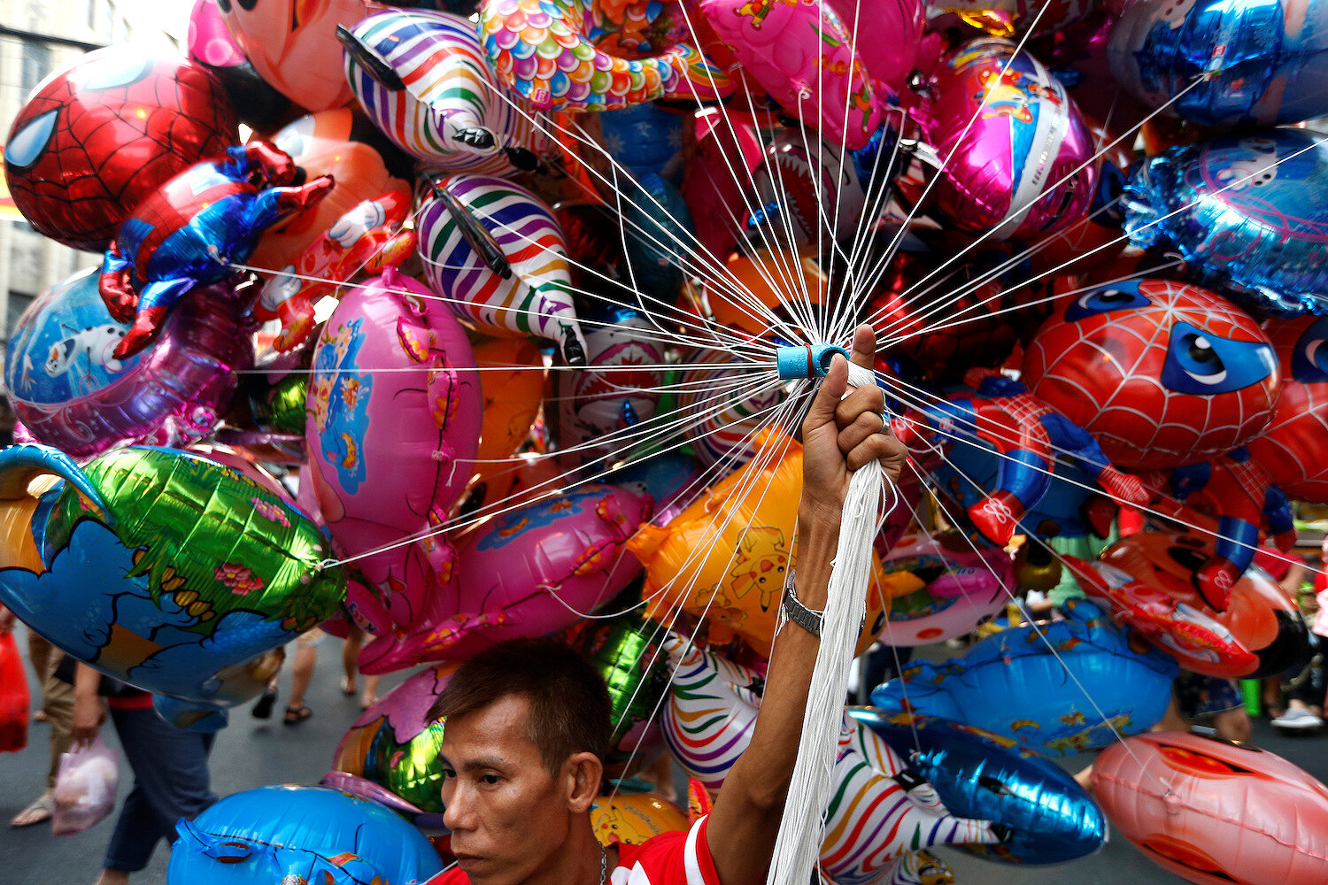 <p>Продавец воздушных&nbsp;шаров в Бангкоке</p>