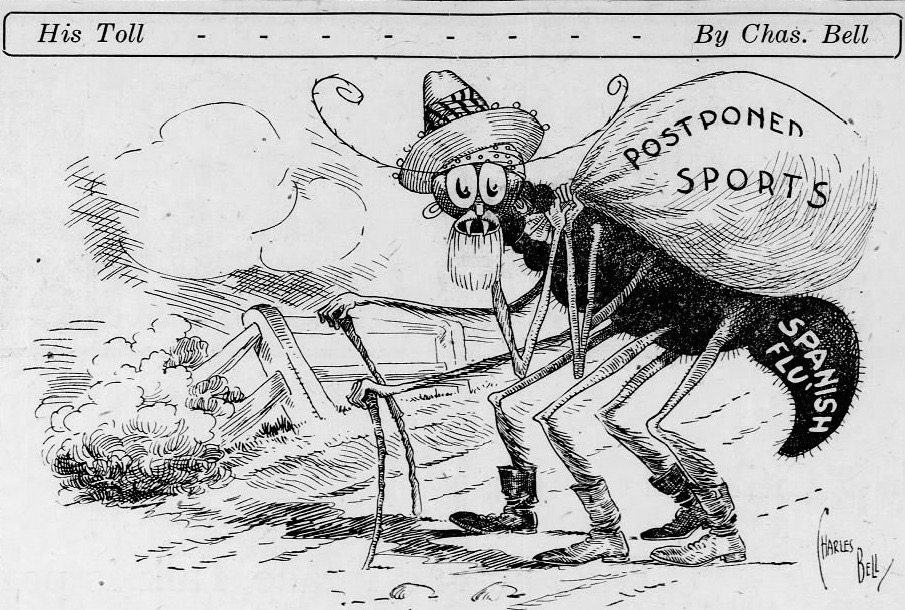 Карикатура из Philadelphia Inquirer, 7 октября 1918